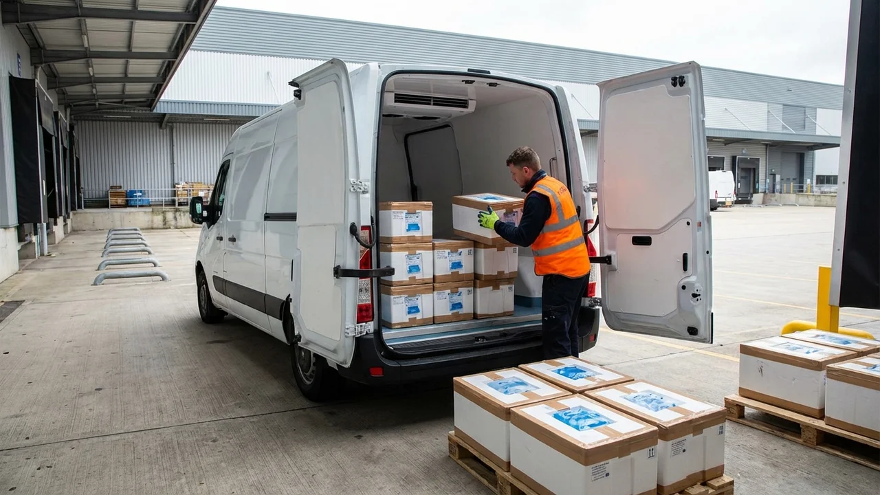 Specjalistyczny transport farmaceutyczny z kontrolą temperatury podczas załadunku leków
