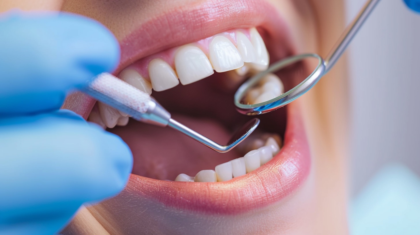 Nowoczesny zabieg stomatologiczny w gabinecie dentystycznym z najnowszym wyposażeniem